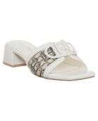 Mules Esmée blanches