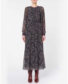 Robe Sylvia bleu marine