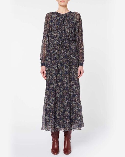 Robe Sylvia bleu marine