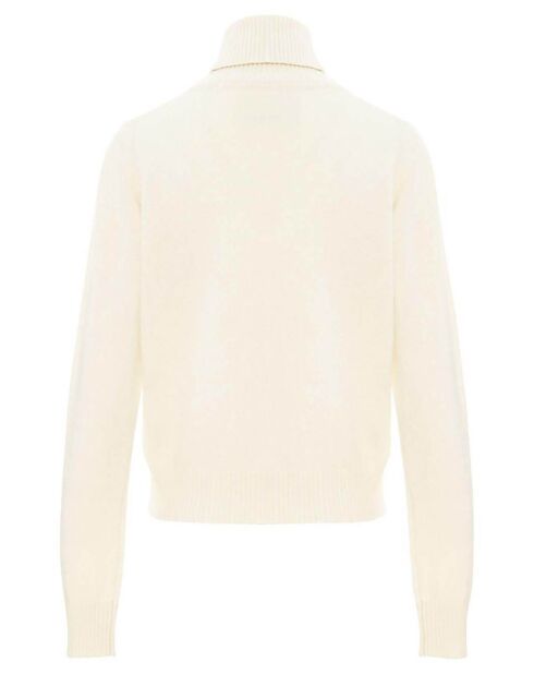 Pull Cognac Alpaga écru