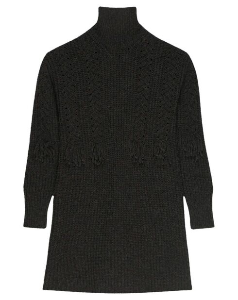 Robe en Laine mélangée Verenice gris anthracite
