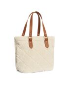 Cabas S Matelassé Shearling écru