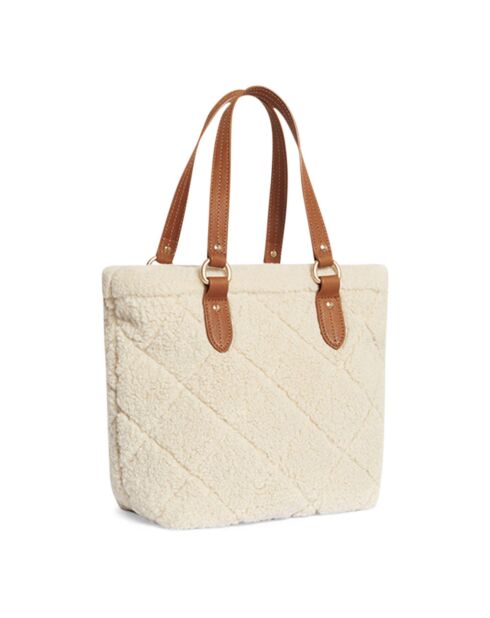Cabas S Matelassé Shearling écru