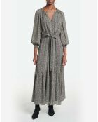 Robe Arabelle Imprimée noire