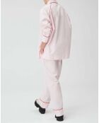 Pantalon Popeline de Coton rose
