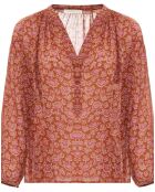 Blouse Nipoa Imprimée Floral brun roux