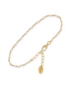 Bracelet en Argent doré & Pierre de Lune