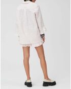 Chemise Coton Rayures rose
