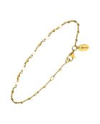 Bracelet en Argent doré & Opale rose