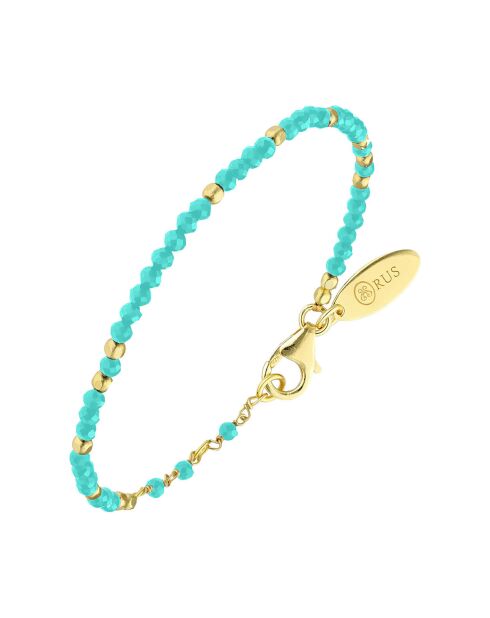 Bracelet simple en Argent doré & Turquoise