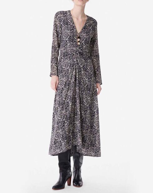 Schwarzes Biba-Kleid