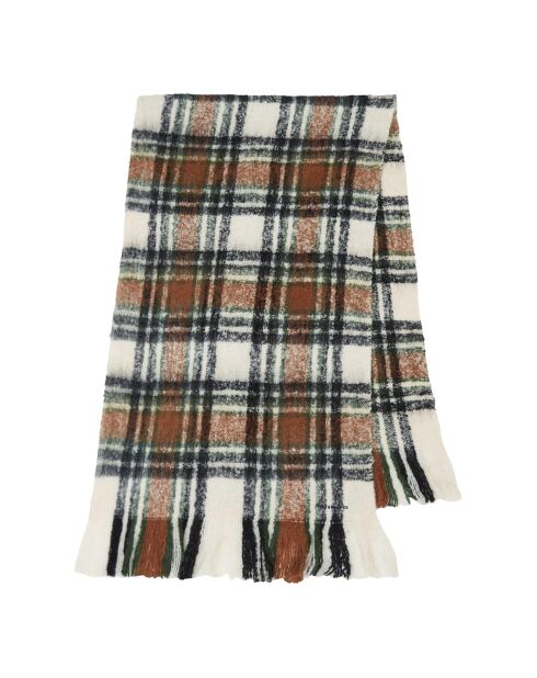 Echarpe Elton Check écru/multicolore