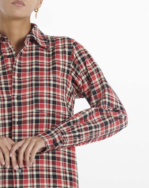 Chemise Costeria Carreaux rouge