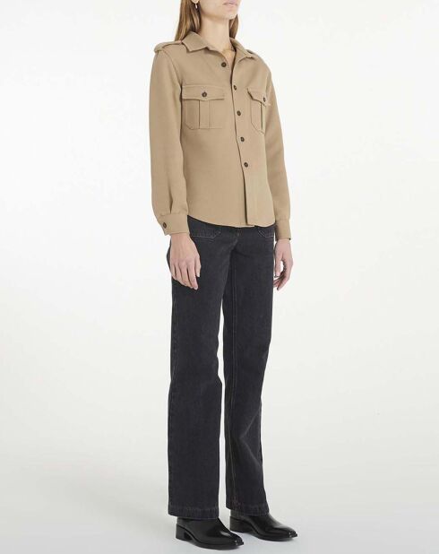 Sur-chemise Caporal beige