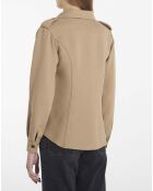 Sur-chemise Caporal beige