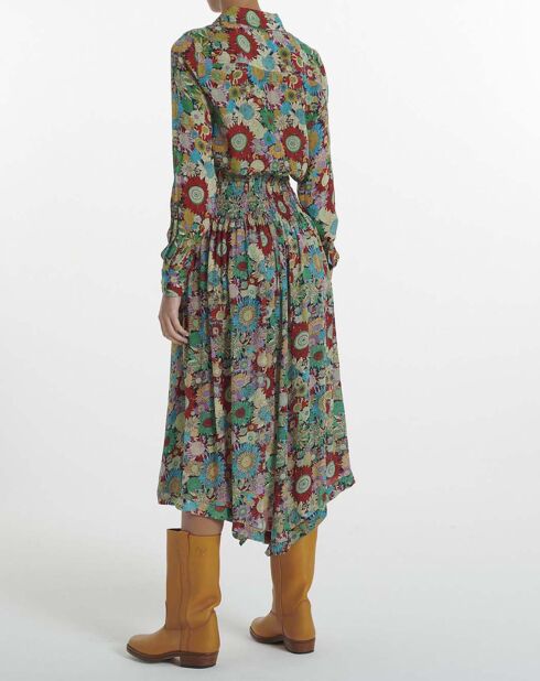 Jupe Dance Imprimé Floral bleue