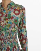 Jupe Dance Imprimé Floral bleue
