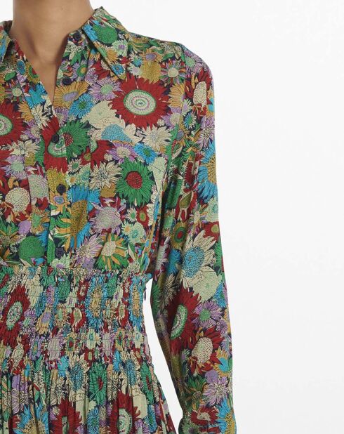 Jupe Dance Imprimé Floral bleue