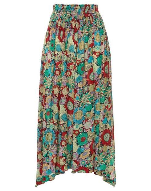 Jupe Dance Imprimé Floral bleue