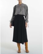 Blaue gestreifte Bluse Louise