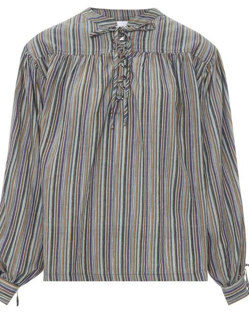 Blouse Louise Rayures bleue