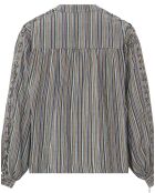 Blaue gestreifte Bluse Louise