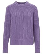 Pull 100% Laine d'Agneau Epinard violet