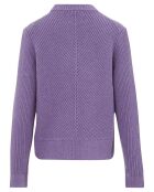 Pull 100% Laine d'Agneau Epinard violet