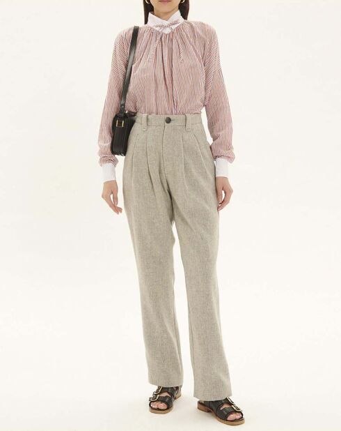 Pantalon Lucien Laine gris