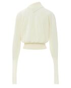 Pull Bart Laine Mérinos Extra Fine blanc cassé