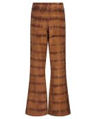 Pantaloni Enca marroni in velluto a coste