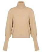 Pull 100% Laine Brocoli beige