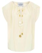 Blouse Daffodil Crêpe de Coton écrue