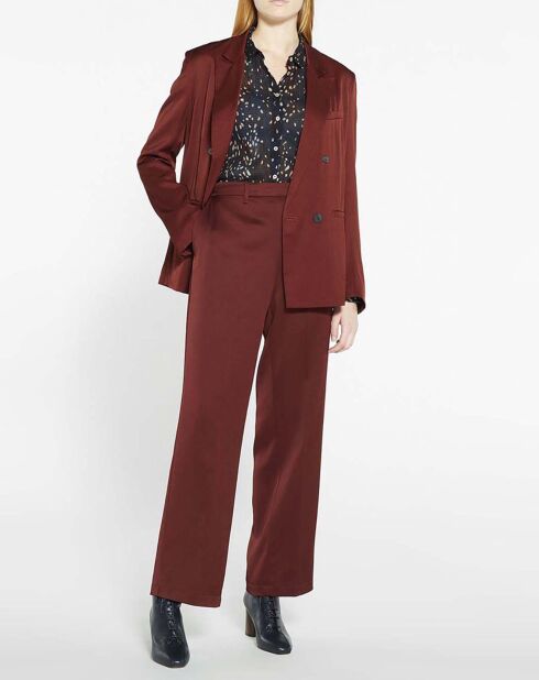Pantalon de Costume terracotta