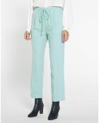 Pantalon Elastiqué Batavia Laine bleu clair