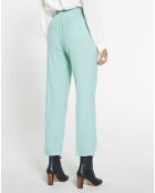 Pantalon Elastiqué Batavia Laine bleu clair