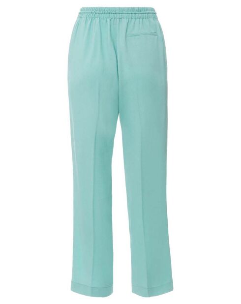 Pantaloni elastici in lana blu chiaro Batavia
