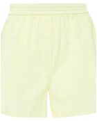 Short Coton Oxford jaune pâle