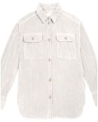 Sur-chemise Ulysse Velours Côtelé écrue