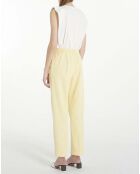Pantalon Jogger Twill de Coton vanille