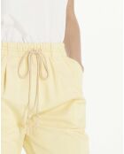 Pantalon Jogger Twill de Coton vanille