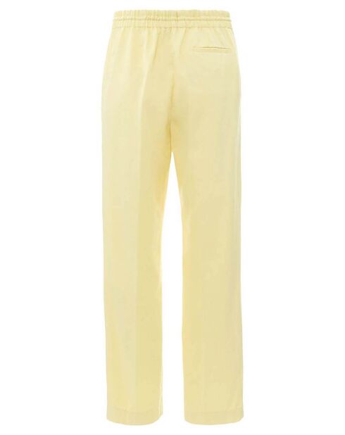 Pantalon Jogger Twill de Coton vanille