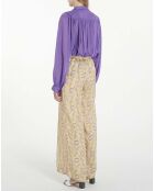Pantalon Satin Jaguar de Lua crème