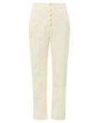 Pantalon Patt Velours Côtelé écru