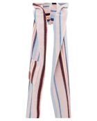 Echarpe Rayures Laine bois de rose