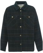 Veste Sur-Chemise Uganda Carreaux Laine vert sapin
