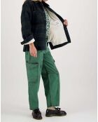 Veste Sur-Chemise Uganda Carreaux Laine vert sapin