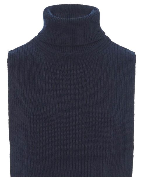 Col Laine Vierge bleu nuit