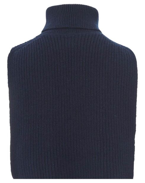 Mitternachtsblaues Halsband aus Schurwolle