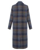 Manteau Gabin Carreaux bleu